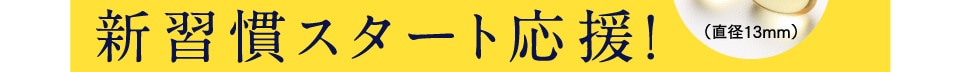 新習慣スタート応援！